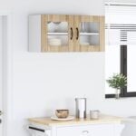 vidaXL Kuchynská skriňa Sonoma dub 80 x 31 x 40 cm Kompozitné drevo – Obrázok 10