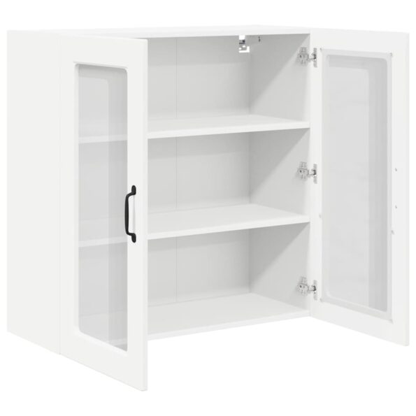 vidaXL Horná kuchynská skrinka Biela 80 x 31 x 80 cm Kompozitné drevo – Obrázok 5