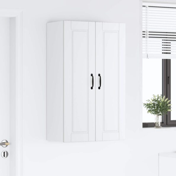 vidaXL Horná kuchynská skrinka Biela 60 x 31 x 100 cm Kompozitné drevo – Obrázok 10