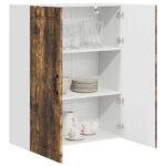 vidaXL Kuchynská skriňa Dymová dub 80 x 31 x 100 cm Kompozitné drevo – Obrázok 9