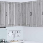 vidaXL Kuchynská skriňa Sivý Sonoma 57 x 57 x 100 cm Kompozitné drevo – Obrázok 8