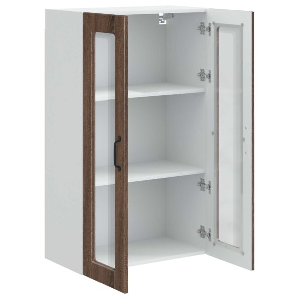 vidaXL Horná kuchynská skrinka s poličkou Hnedý dub 60 x 31 x 100 cm – Obrázok 11