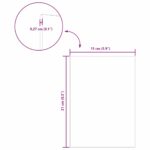 vidaXL Dekoračné panely 50 pcs Biela 15 x 21 x 0.3 cm Kompozitné drevo – Obrázok 12