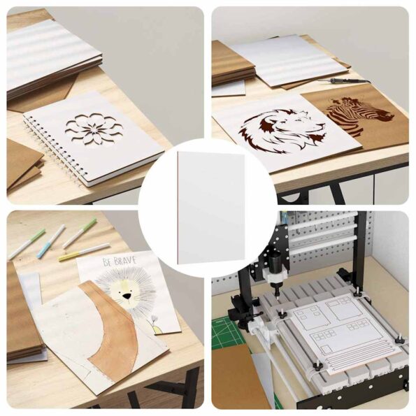 vidaXL Dekoračné panely 50 pcs Biela 15 x 21 x 0.3 cm Kompozitné drevo – Obrázok 7