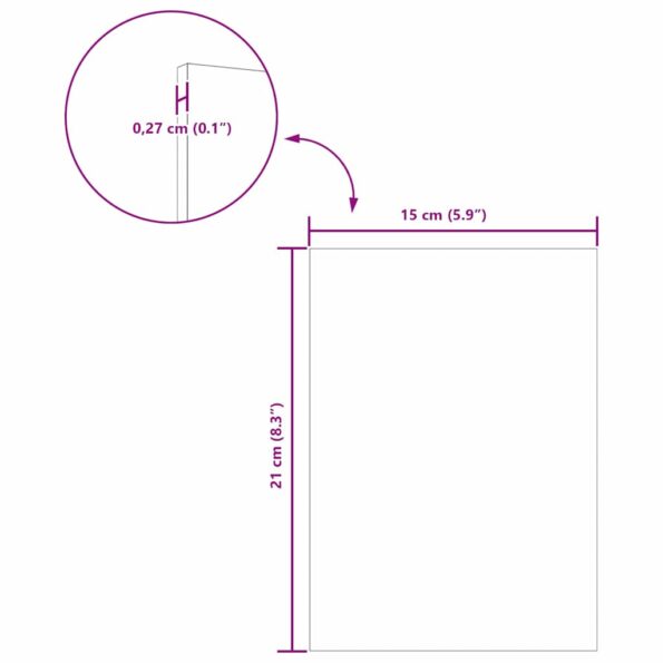 vidaXL Dekoračné panely 150 pcs Biela 15 x 21 x 0.27 cm – Obrázok 12