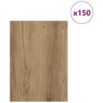 vidaXL Dekoračné panely 150 pcs Remeselný dub 15 x 21 x 0.27 cm – Obrázok 3