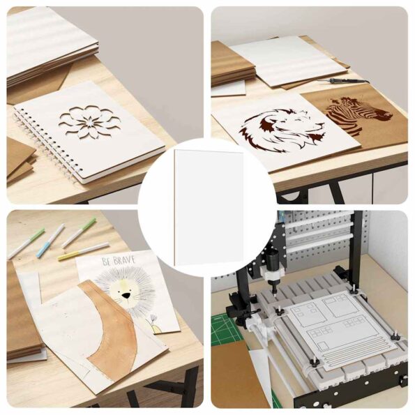 vidaXL Dekoračné panely 12 pcs Biela 21 x 30 x 0.3 cm Kompozitné drevo – Obrázok 7