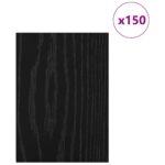 vidaXL Dekoračné panely 150 pcs Čierny dub 21 x 30 x 0,27 cm – Obrázok 3