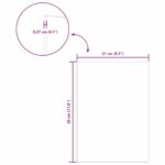 vidaXL Dekoračné panely 50 pcs Dymová dub 21 x 30 x 0,27 cm – Obrázok 12