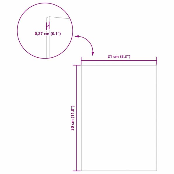 vidaXL Dekoračné panely 50 pcs Dymová dub 21 x 30 x 0,27 cm – Obrázok 12