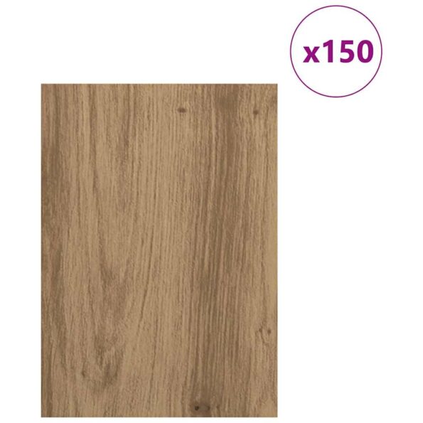 vidaXL Dekoračné panely 150 pcs Remeselný dub 21 x 30 x 0,27 cm – Obrázok 3