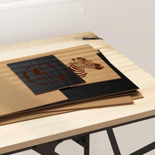 vidaXL Dekoračné panely 50 pcs Čierny dub 30 x 42 x 0.3 cm – Obrázok 4