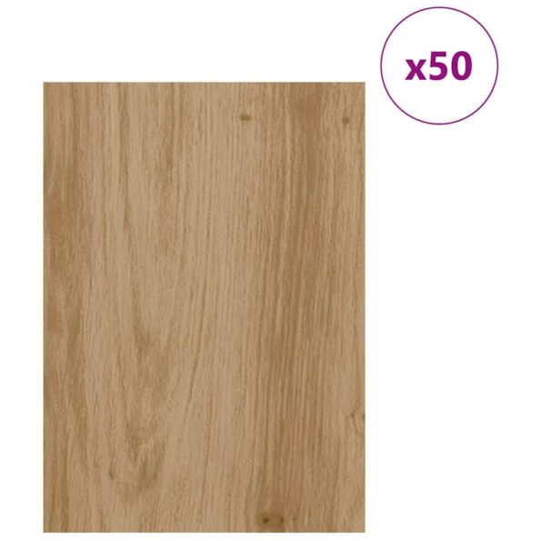 vidaXL Dekoračné panely 50 pcs Remeselný dub 30 x 42 x 0.27 cm – Obrázok 3