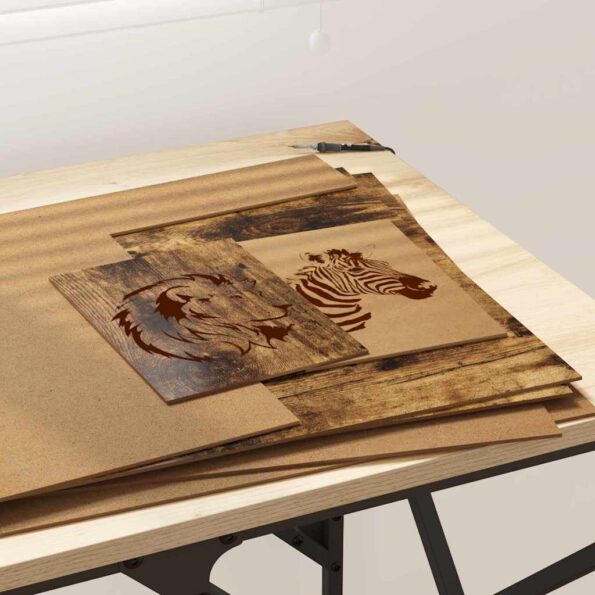 vidaXL Dekoračné panely 12 pcs Tmavý dub 40 x 60 x 0.3 cm – Obrázok 4