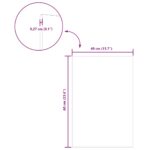 vidaXL Dekoračné panely 50 pcs Tmavý dub 40 x 60 x 0.3 cm – Obrázok 12