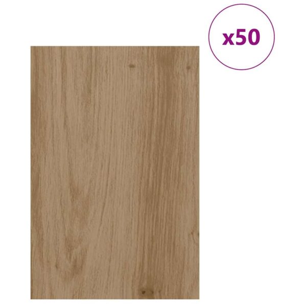vidaXL Dekoračné panely 50 pcs Remeselný dub 40 x 60 x 0.27 cm – Obrázok 3