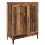 vidaXL Servírovacia skriňa Staré drevo 69,5 x 34 x 90 cm – Obrázok 2