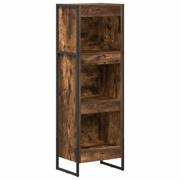 vidaXL Knižnica Dymová dub 40 x 30 x 121 cm Kompozitné drevo – Obrázok 2