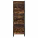 vidaXL Knižnica Dymová dub 40 x 30 x 121 cm Kompozitné drevo – Obrázok 5