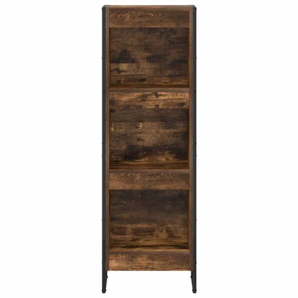 vidaXL Knižnica Dymová dub 40 x 30 x 121 cm Kompozitné drevo – Obrázok 5