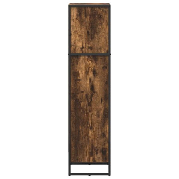 vidaXL Knižnica Dymová dub 40 x 30 x 121 cm Kompozitné drevo – Obrázok 6
