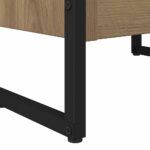 vidaXL Knižnica Remeselnícky dub 80 x 30 x 155 cm Kompozitné drevo – Obrázok 9