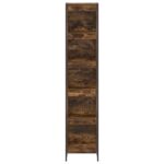 vidaXL Knižnica Dymová dub 40 x 30 x 189,5 cm Kompozitné drevo – Obrázok 5