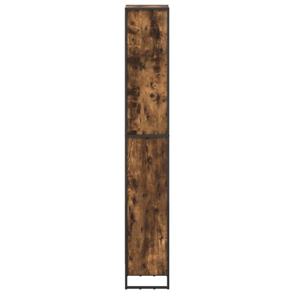 vidaXL Knižnica Dymová dub 40 x 30 x 189,5 cm Kompozitné drevo – Obrázok 6