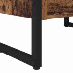 vidaXL Knižnica Staré drevo 80 x 30 x 155 cm Kompozitné drevo – Obrázok 9