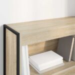 vidaXL Knižnica Sonoma 80 x 30 x 86,5 cm Kompozitné drevo – Obrázok 4