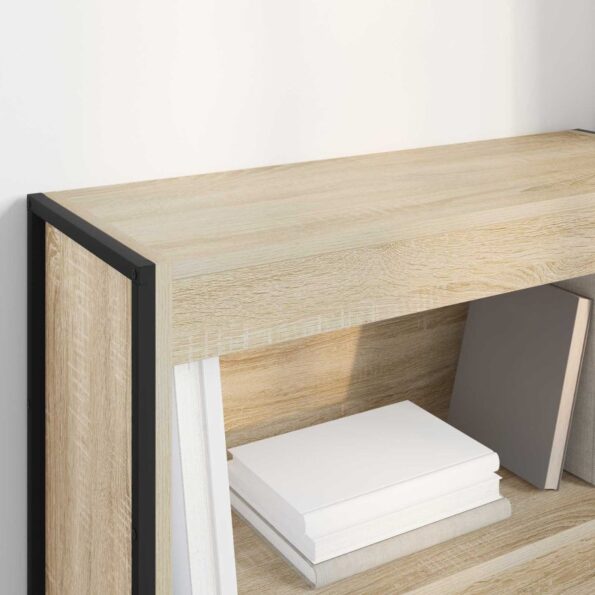 vidaXL Knižnica Sonoma 80 x 30 x 86,5 cm Kompozitné drevo – Obrázok 4