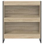 vidaXL Knižnica Sonoma 80 x 30 x 86,5 cm Kompozitné drevo – Obrázok 5