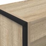 vidaXL Knižnica Sonoma 80 x 30 x 86,5 cm Kompozitné drevo – Obrázok 8