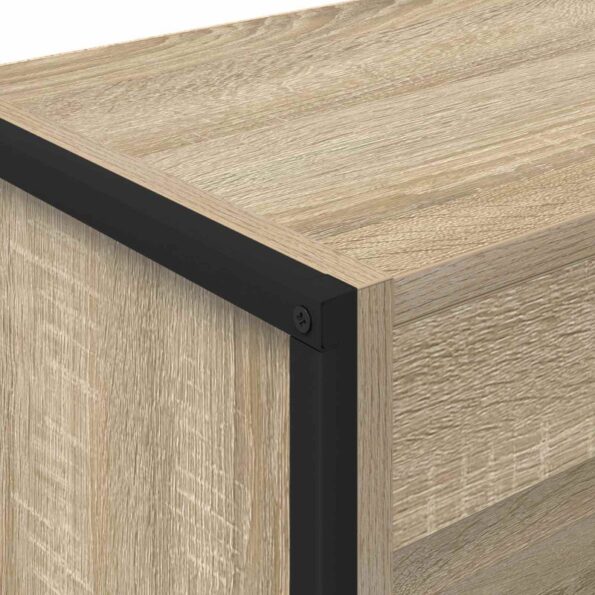 vidaXL Knižnica Sonoma 80 x 30 x 86,5 cm Kompozitné drevo – Obrázok 8