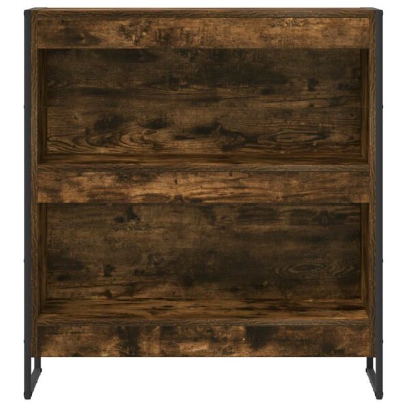 vidaXL Knižnica Dymová dub 80 x 30 x 155 cm Kompozitné drevo – Obrázok 5