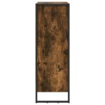 vidaXL Knižnica Dymová dub 80 x 30 x 155 cm Kompozitné drevo – Obrázok 6