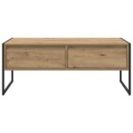 vidaXL Konferenčný stolík Remeselnícky dub 100 x 46 x 40 cm – Obrázok 6