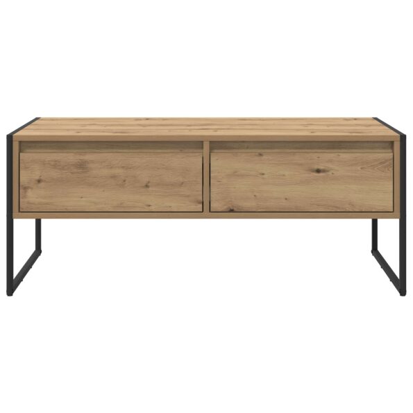 vidaXL Konferenčný stolík Remeselnícky dub 100 x 46 x 40 cm – Obrázok 6