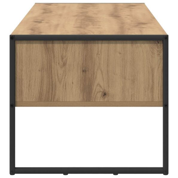 vidaXL Konferenčný stolík Remeselnícky dub 100 x 46 x 40 cm – Obrázok 7