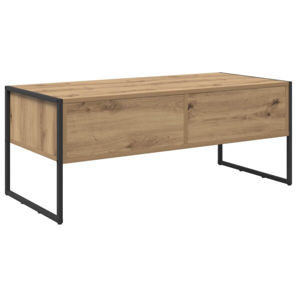 vidaXL Konferenčný stolík Remeselnícky dub 100 x 46 x 40 cm – Obrázok 8
