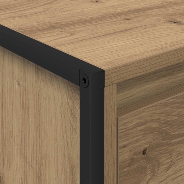 vidaXL Konferenčný stolík Remeselnícky dub 100 x 46 x 40 cm – Obrázok 9