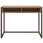 vidaXL Stôl Remeselnícky dub 100 x 50 x 75 cm Kompozitné drevo – Obrázok 5