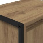 vidaXL Kúpeľňová skriňa s úložiskom Remeselnícky dub 90 x 30 x 60 cm – Obrázok 10