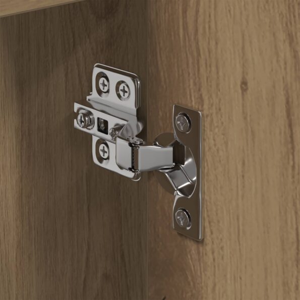 vidaXL Kúpeľňová skriňa s úložiskom Remeselnícky dub 90 x 30 x 60 cm – Obrázok 12