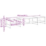 vidaXL TV skrinka Remeselnícky dub 170,5 x 36 x 30,5 cm – Obrázok 11