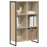 vidaXL Knižnica Sonoma 99.5 x 30 x 108.5 cm Kompozitné drevo – Obrázok 3