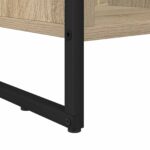 vidaXL Knižnica Sonoma 99.5 x 30 x 108.5 cm Kompozitné drevo – Obrázok 9