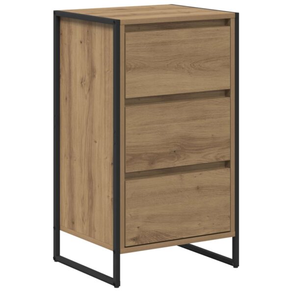 vidaXL Servírovacia skriňa Remeselnícky dub 42 x 36 x 75.5 cm – Obrázok 2