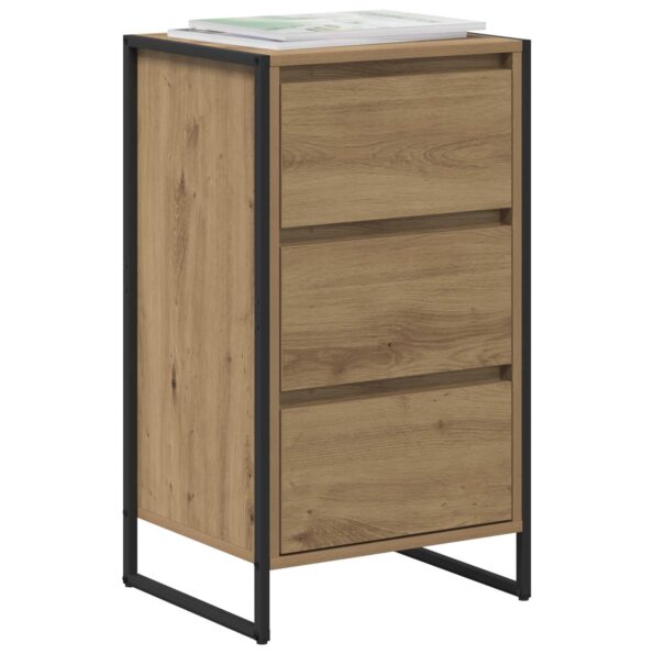 vidaXL Servírovacia skriňa Remeselnícky dub 42 x 36 x 75.5 cm – Obrázok 3