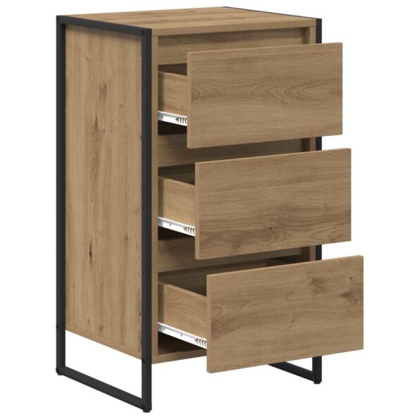 vidaXL Servírovacia skriňa Remeselnícky dub 42 x 36 x 75.5 cm – Obrázok 5